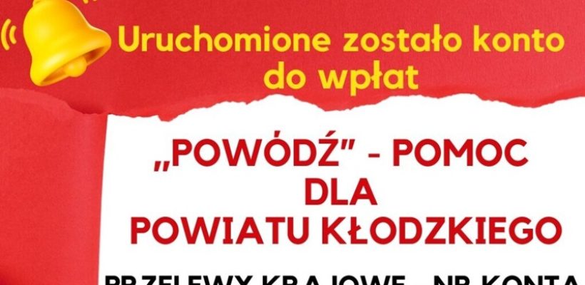 Pomoc dla Powiatu Kłodzkiego